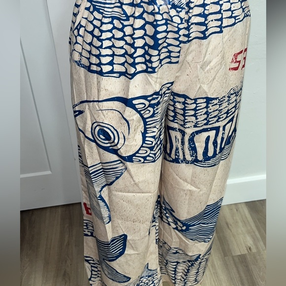 New! Vacation Vibes Palazzo Pants Sz XL - Picture 7 of 8